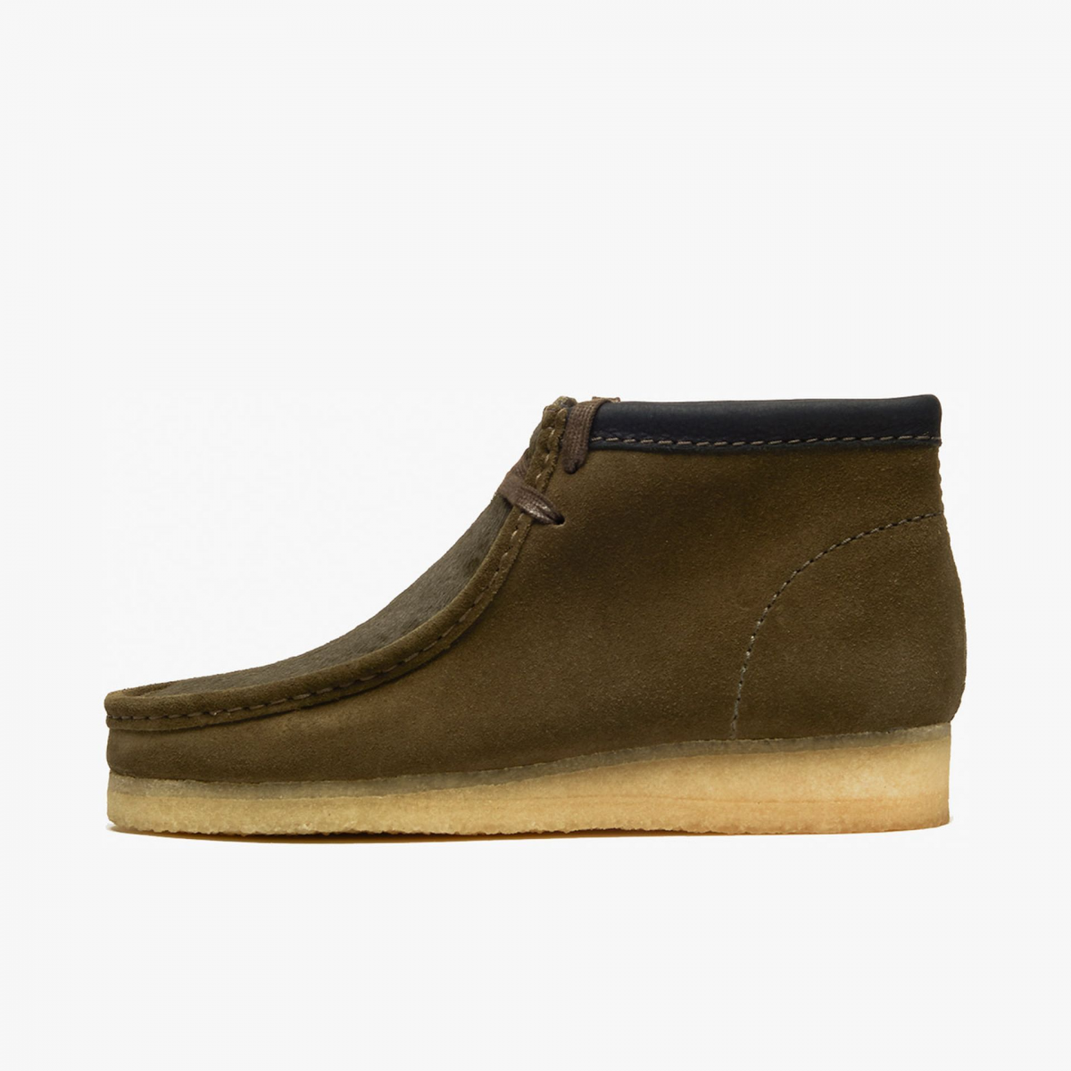 Clarks wallabee cheap olive suede