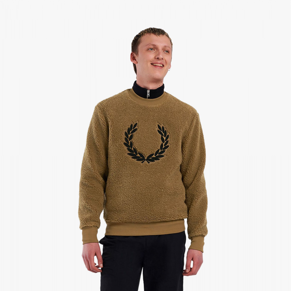 Fred Perry Borg Fleece - M4670 P96 | Fuxia